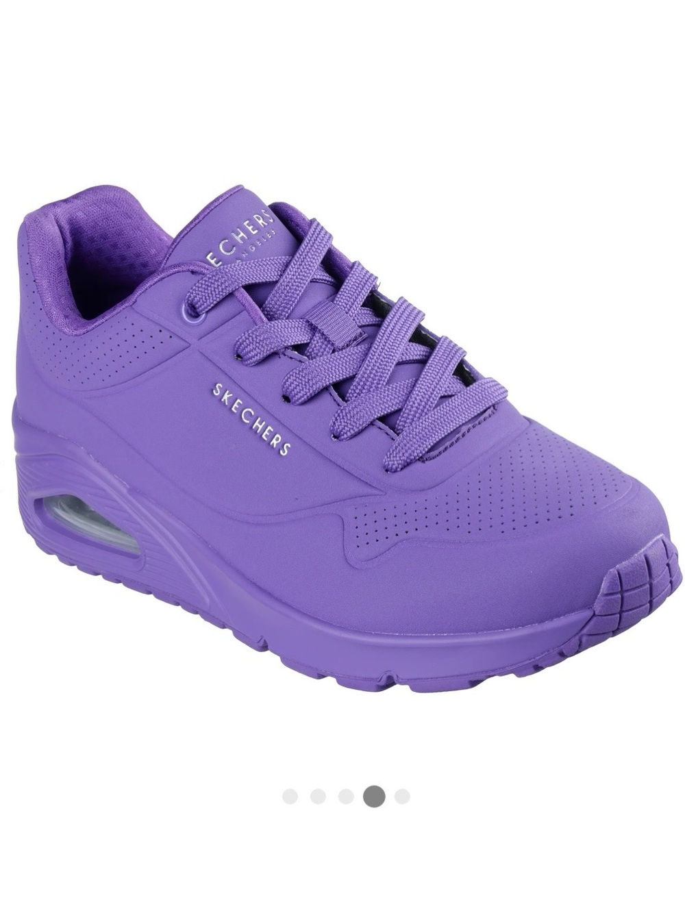 Skechers Women’s Lavender Purple Air cooled Memory foam Athletic Lace-Up Sneaker